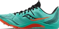 Running | Performance*saucony Women's Endorphin 3 Spike Cool Mint | Black