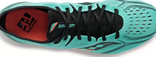 Running | Performance*saucony Women's Endorphin 3 Spike Cool Mint | Black