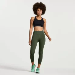 Clothing | Apparel*saucony Women's Explorer Utility Crop Tight Climbing Ivy