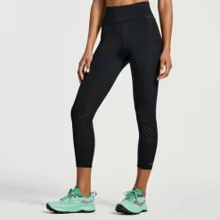 Clothing | Apparel*saucony Women's Explorer Utility Crop Tight Black