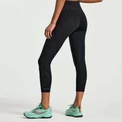 Clothing | Apparel*saucony Women's Explorer Utility Crop Tight Black