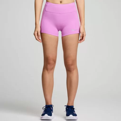 Bottoms | Clothing*saucony Women's Fortify 3" Hot Short Grape