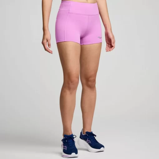 Bottoms | Clothing*saucony Women's Fortify 3" Hot Short Grape