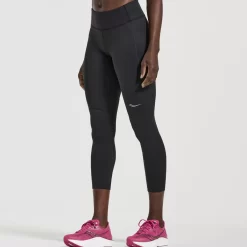 Clothing | Apparel*saucony Women's Fortify Crop Tight Black