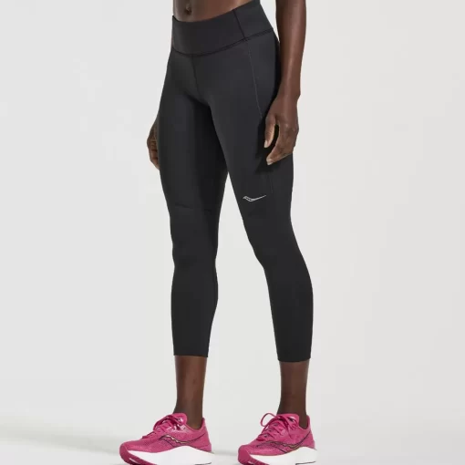 Clothing | Apparel*saucony Women's Fortify Crop Tight Black