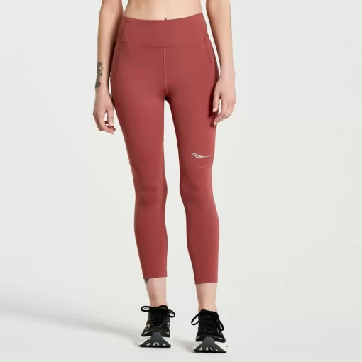 Clothing | Apparel*saucony Women's Fortify Crop Tight Apple Butter