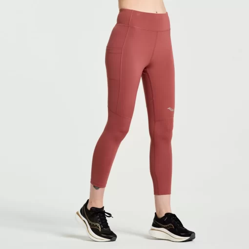 Clothing | Apparel*saucony Women's Fortify Crop Tight Apple Butter