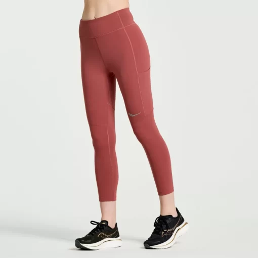 Clothing | Apparel*saucony Women's Fortify Crop Tight Apple Butter