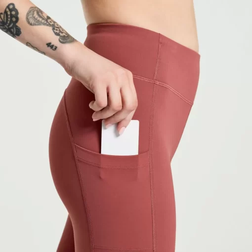 Clothing | Apparel*saucony Women's Fortify Crop Tight Apple Butter