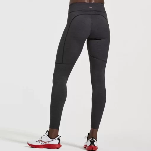 Bottoms | Clothing*saucony Women's Fortify Tight Black Heather