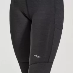 Bottoms | Clothing*saucony Women's Fortify Tight Black Heather