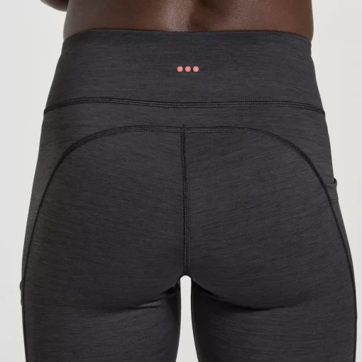 Bottoms | Clothing*saucony Women's Fortify Tight Black Heather
