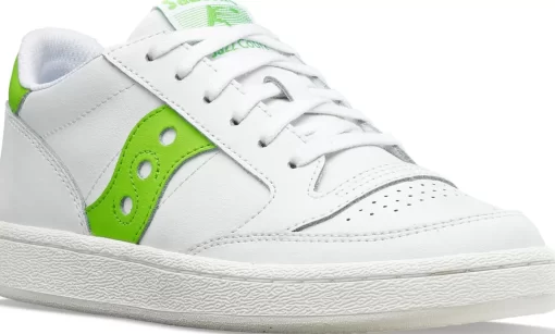 Shoes*saucony Women's Jazz Court PU White | Green