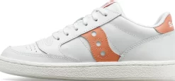 Shoes*saucony Women's Jazz Court PU White | Blush