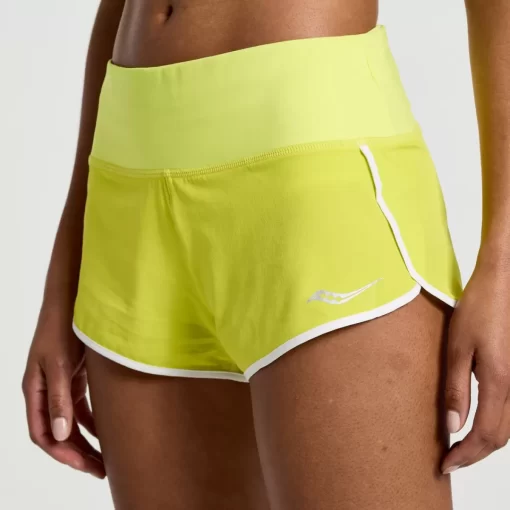 Clothing | Apparel*saucony Women's Outpace 2.5" Split Short Citron