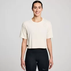 Clothing | Apparel*saucony Women's Recovery Boxy Tee Linen Graphic