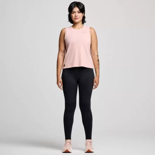 Tops | Clothing*saucony Women's Recovery Tank Lotus Graphic