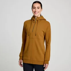 Clothing | Apparel*saucony Women's Recovery Zip Tunic Bronze Graphic