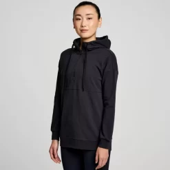 Clothing | Apparel*saucony Women's Recovery Zip Tunic Black Graphic