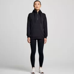 Clothing | Apparel*saucony Women's Recovery Zip Tunic Black Graphic