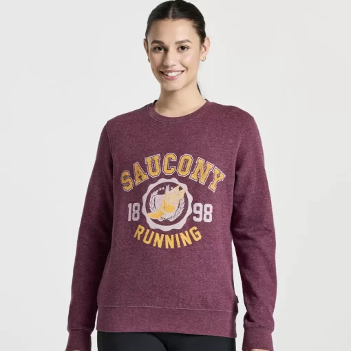Clothing | Apparel*saucony Women's Rested Crewneck Stone Heather