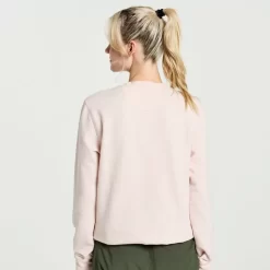 Clothing | Apparel*saucony Women's Rested Crewneck Sepia Rose Heather Graphic