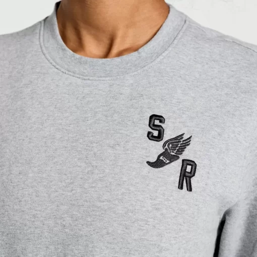 Clothing | Apparel*saucony Women's Rested Crewneck Light Grey Heather Graphic