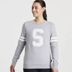 Clothing | Apparel*saucony Women's Rested Crewneck Light Grey Heather