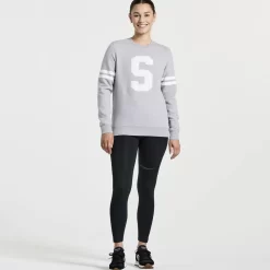 Clothing | Apparel*saucony Women's Rested Crewneck Light Grey Heather
