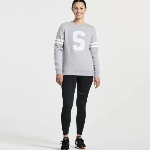 Clothing | Apparel*saucony Women's Rested Crewneck Light Grey Heather