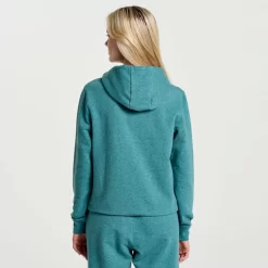 Clothing | Apparel*saucony Women's Rested Hoodie North Atlantic Heather Graphic