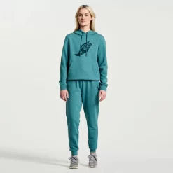 Clothing | Apparel*saucony Women's Rested Hoodie North Atlantic Heather Graphic