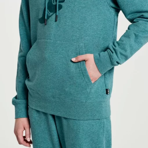 Clothing | Apparel*saucony Women's Rested Hoodie North Atlantic Heather Graphic
