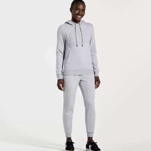 Clothing | Apparel*saucony Women's Rested Hoodie Light Grey Heather