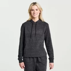 Clothing | Apparel*saucony Women's Rested Hoodie Black Heather Graphic