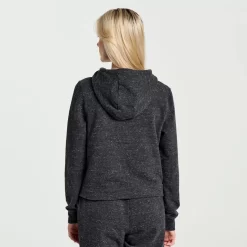 Clothing | Apparel*saucony Women's Rested Hoodie Black Heather Graphic