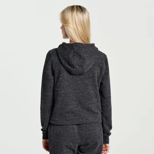 Clothing | Apparel*saucony Women's Rested Hoodie Black Heather Graphic