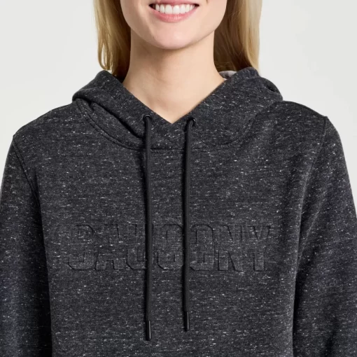 Clothing | Apparel*saucony Women's Rested Hoodie Black Heather Graphic