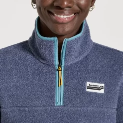 Clothing | Apparel*saucony Women's Rested Sherpa 1/4 Zip Sodalite Heather
