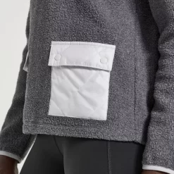 Clothing | Apparel*saucony Women's Rested Sherpa 1/4 Zip Black Heather
