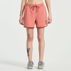 Clothing | Apparel*saucony Women's Rested Sweat Short Soot Heather Graphic