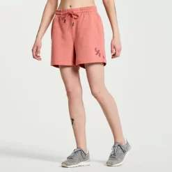 Clothing | Apparel*saucony Women's Rested Sweat Short Soot Heather Graphic