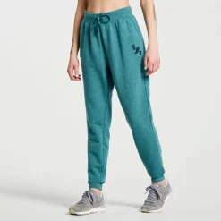 Clothing | Apparel*saucony Women's Rested Sweatpant North Atlantic Heather Graphic