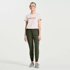 Clothing | Apparel*saucony Women's Rested T-Shirt Sepia Rose Heather Graphic