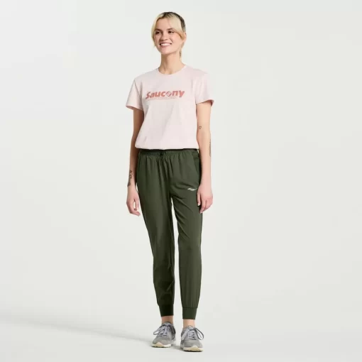 Clothing | Apparel*saucony Women's Rested T-Shirt Sepia Rose Heather Graphic