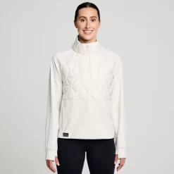 Clothing | Apparel*saucony Women's Solstice Oysterpuff 1/2 Zip Linen