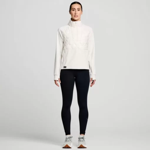 Clothing | Apparel*saucony Women's Solstice Oysterpuff 1/2 Zip Linen