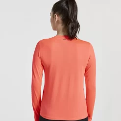 Tops | Clothing*saucony Women's Stopwatch Graphic Long Sleeve ViZiRed Graphic