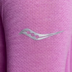 Tops | Clothing*saucony Women's Stopwatch Graphic Long Sleeve Grape Heather Graphic
