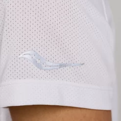 Tops | Clothing*saucony Women's Stopwatch Graphic Short Sleeve White Graphic